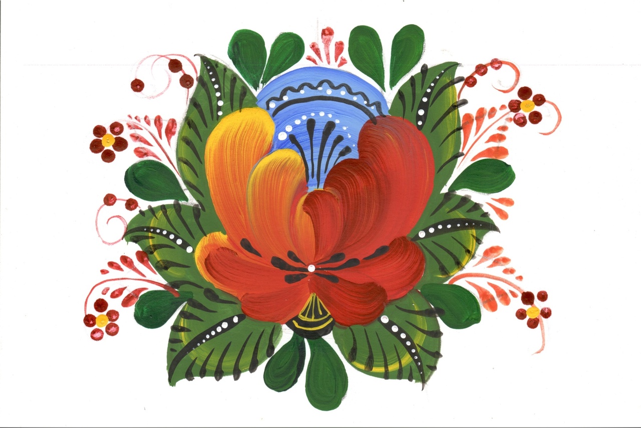 основной курс Волховская роспись